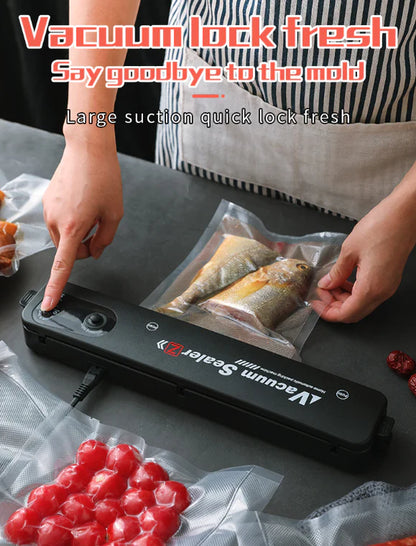 Energy-Efficient Vacuum Sealer - Keep Food Fresh Up to 3 Years