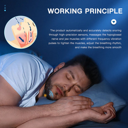 SnoreFree Pro - EMS Pulse Technology Anti Snoring Sleep Aid