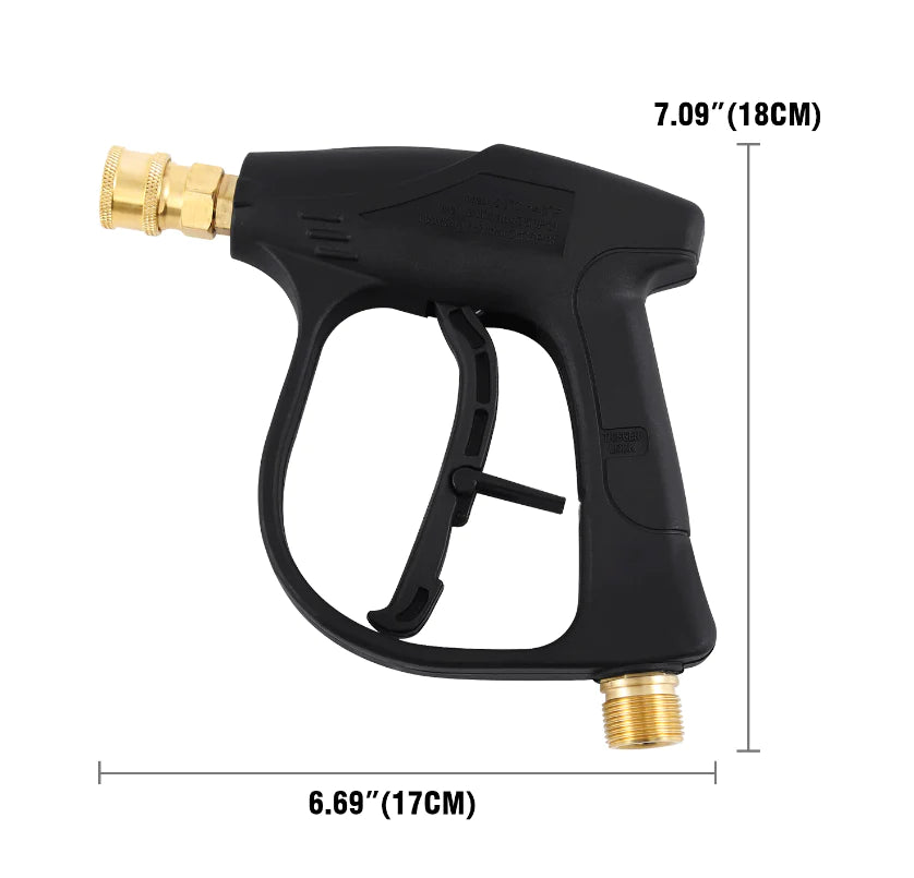 TurboJet 4000 - High Pressure Car Wash Foam Sprayer Gun Set with 5 Nozzles