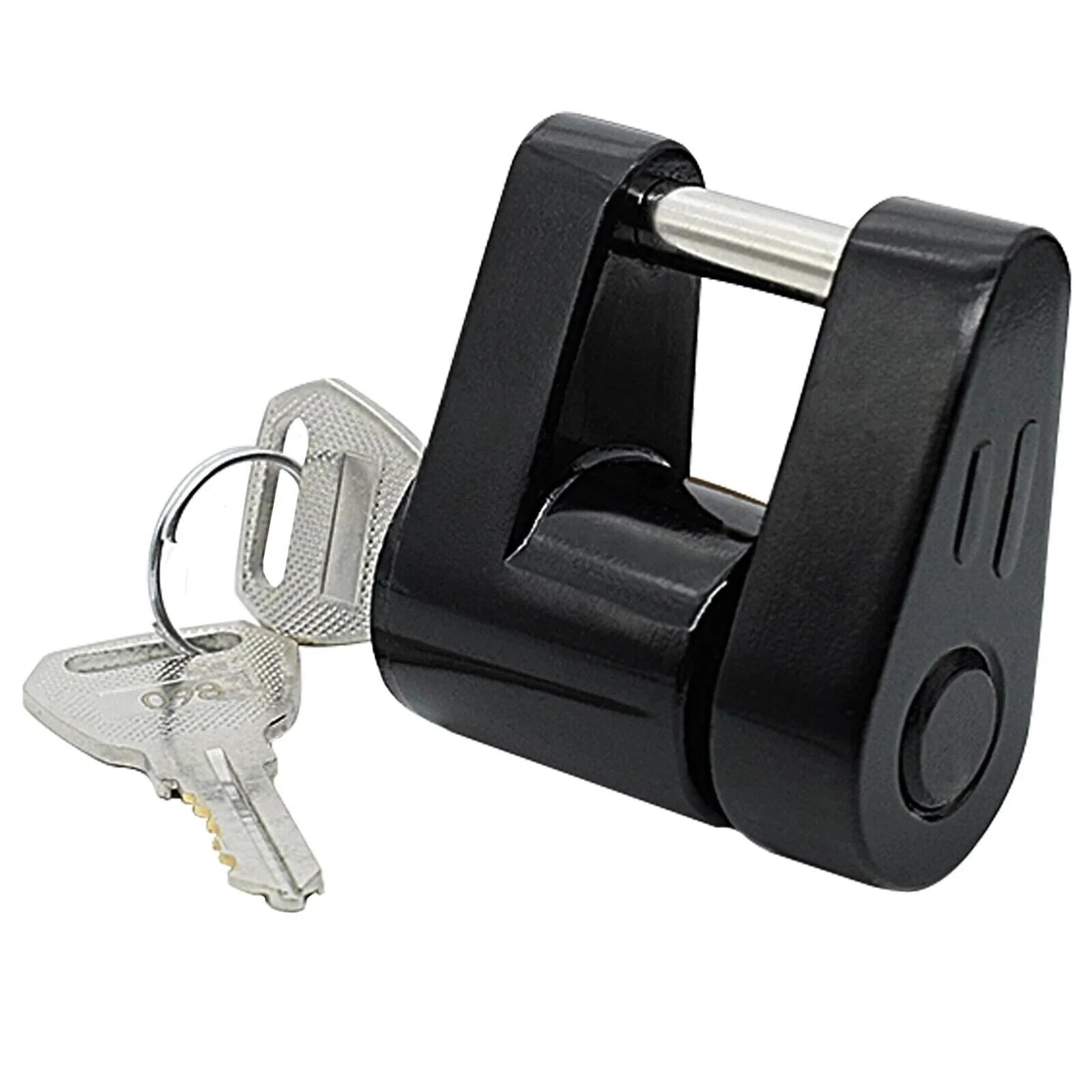 SafeTow Trailer Hitch Coupler Lock: Security for Towing Boats, RVs, Trucks, Cars - Trailer Hitch Coupler Lock Readi Gear