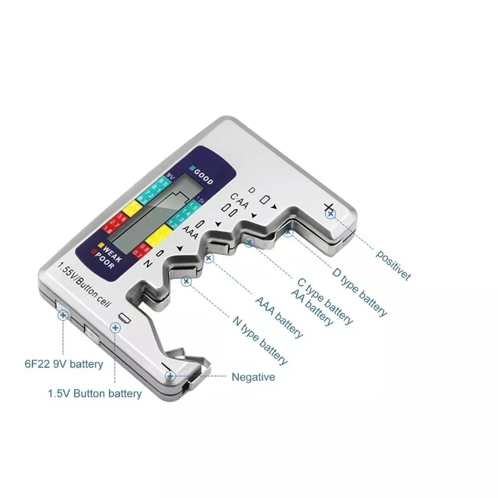 BatteryCheck Pro Digital Battery Tester