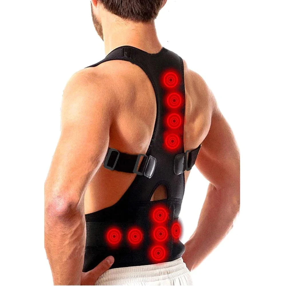 AlignPro Magnetic Posture Corrector - Adjustable Back Support Brace