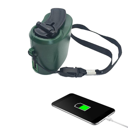 Survival Hand Crank Phone Charger – USB Power Bank & LED Light