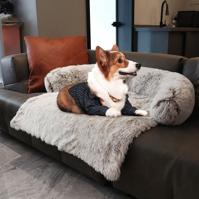 Calming Dog Bed & Sofa Cover - Waterproof & Anti-Anxiety Design