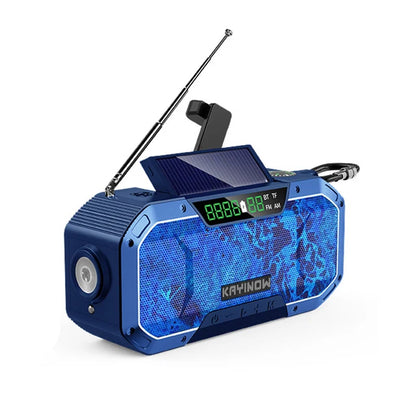 SolarCrank 5000: Ultimate Emergency Bluetooth Speaker Radio - Emergency radio Readi Gear