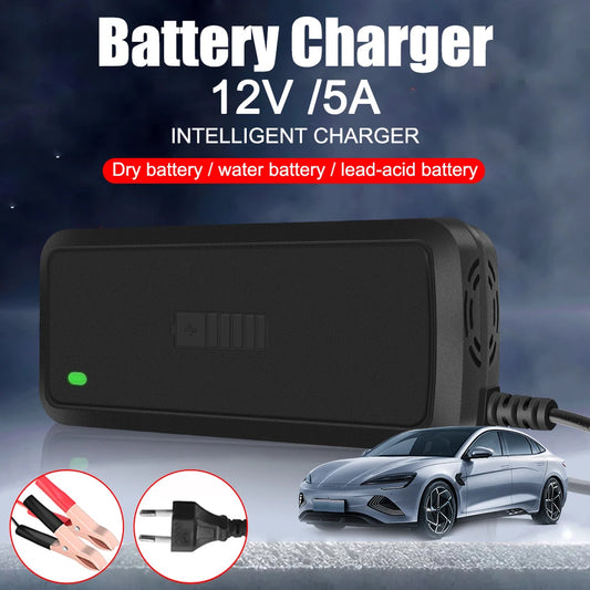 ChargeMaster 12V 5A Intelligent Fast Car Battery Charger - ChargeMaster 12V 5A Intelligent Fast Car Battery Charger Readi Gear
