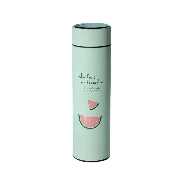 Lucky Fruit Thermal Bottle for Kids with LED Temp Display - 500 ml