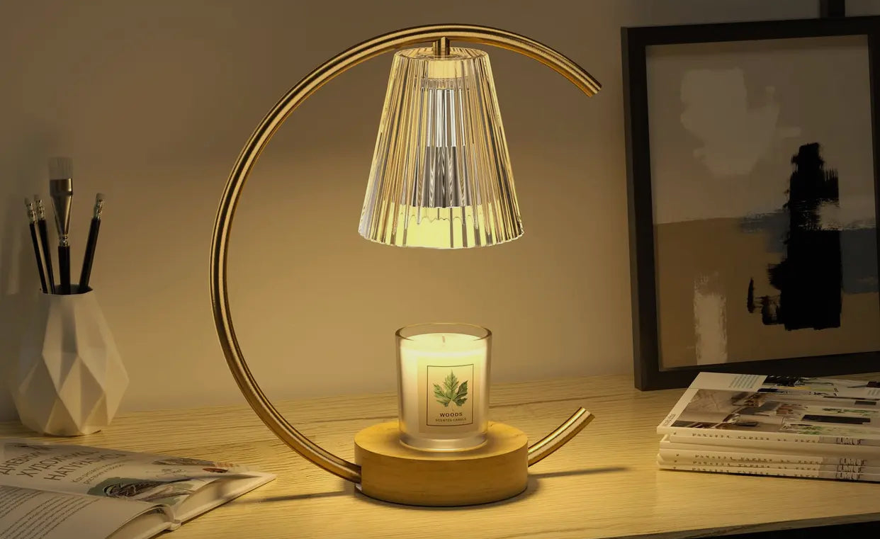 FlameFree Candle Warmer Lamp - Dimmable Light with Timer