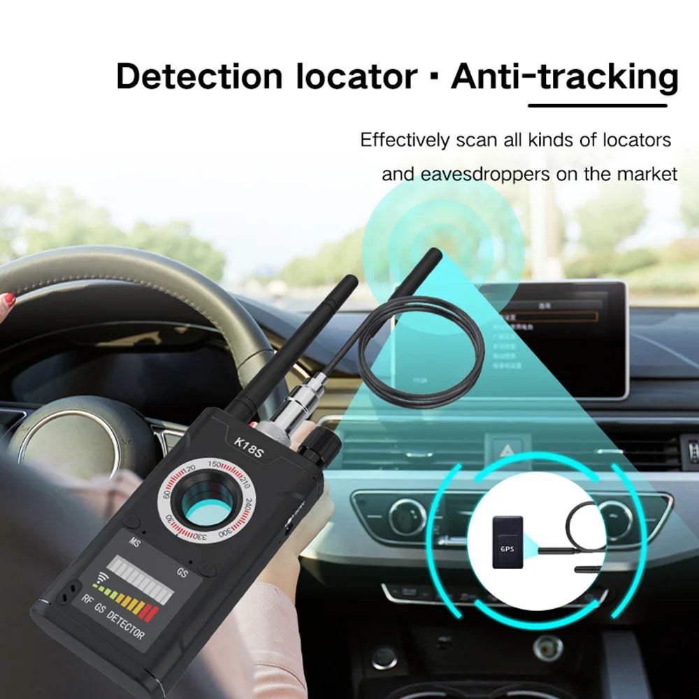 K18S SpySpotter: Professional-Grade Hidden Camera & RF Signal Detector - Hidden Camera Detector Readi Gear