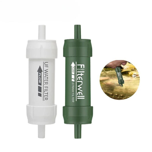 SurvivalPure FilterWell Mini Water Purifier Filter + Straw - SurvivalPure FilterWell Mini Water Purifier Filter + Straw Readi Gear