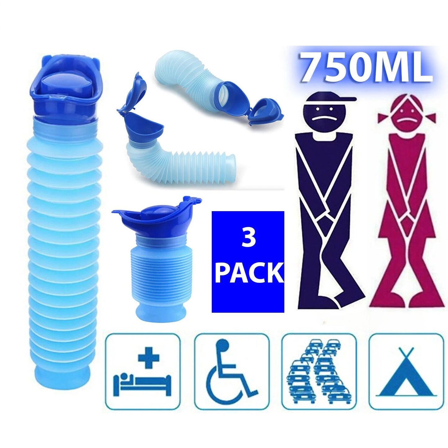 FlexiPee Emergency Urinal Kit