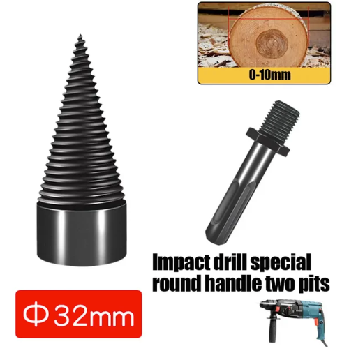 TimberSwift Pro Splitter™️- Precision Firewood Splitting Drill Bit Kit - Readi Gear