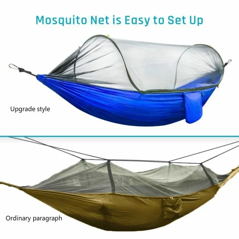 AdventurePro 2-Person Camping Hammock with Anti-Mosquito Net