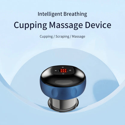 Electric Vacuum Cupping Massager for Cellulite, Fat Burning & Pain Relief