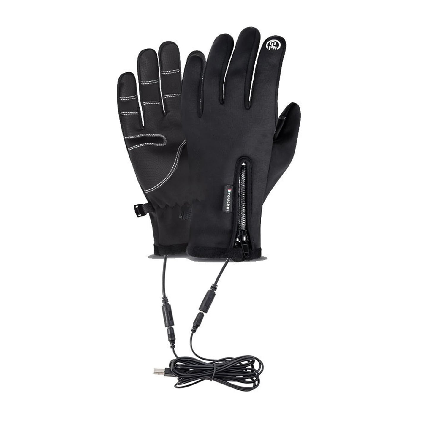 USB Rechargeable Heated Gloves – Waterproof Winter Bike Gloves