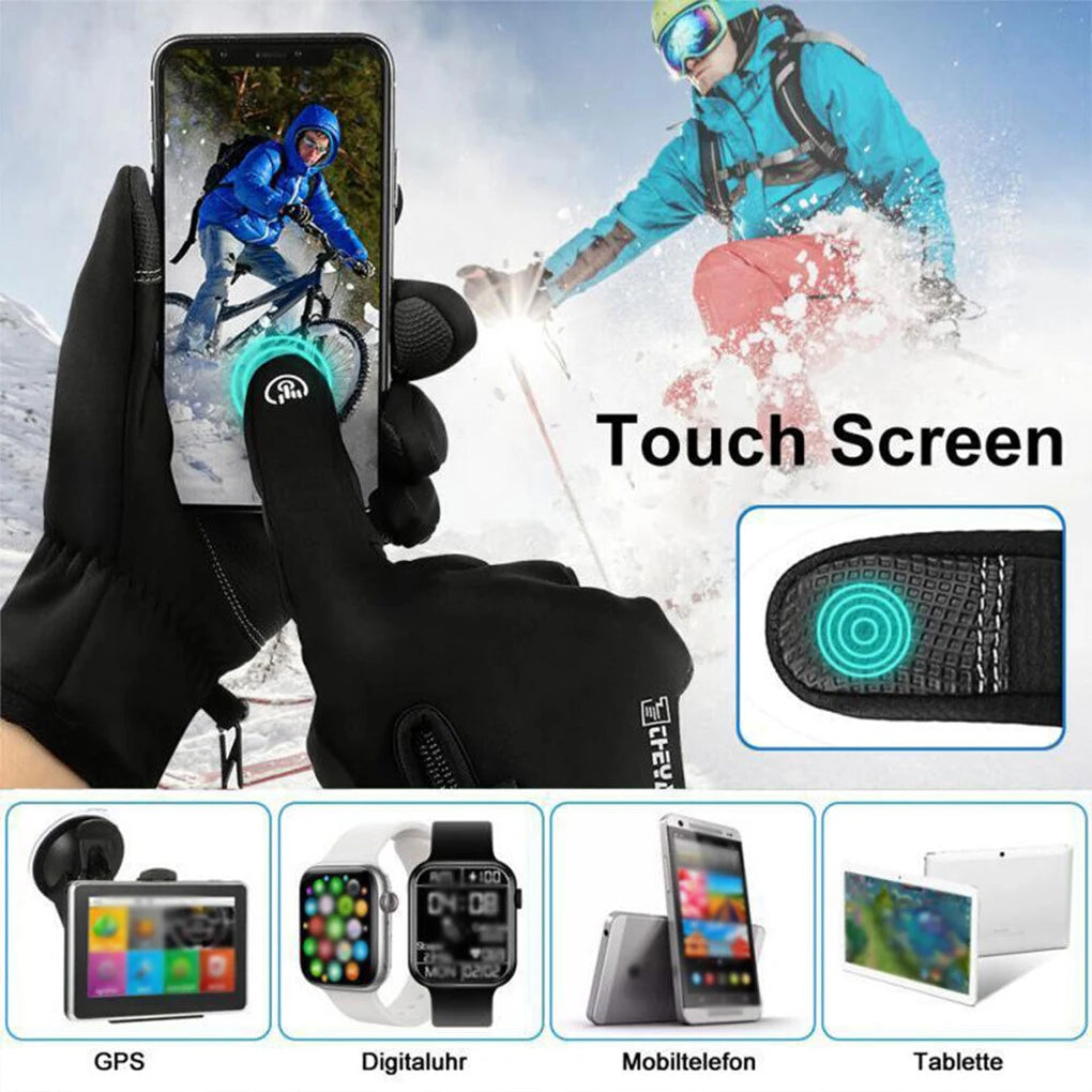 USB Rechargeable Heated Gloves – Waterproof Winter Bike Gloves