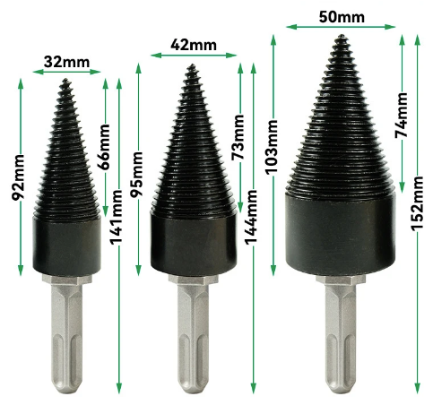 TimberSwift Pro Splitter™️- Precision Firewood Splitting Drill Bit Kit - Readi Gear