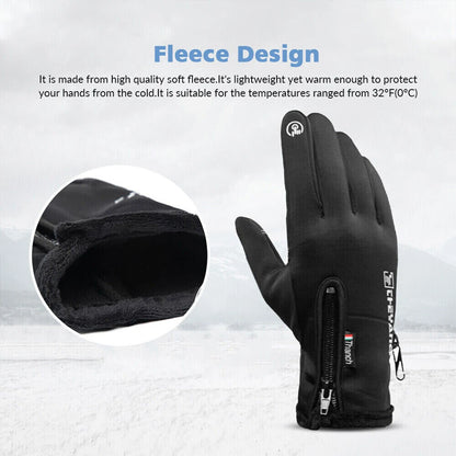 USB Rechargeable Heated Gloves – Waterproof Winter Bike Gloves