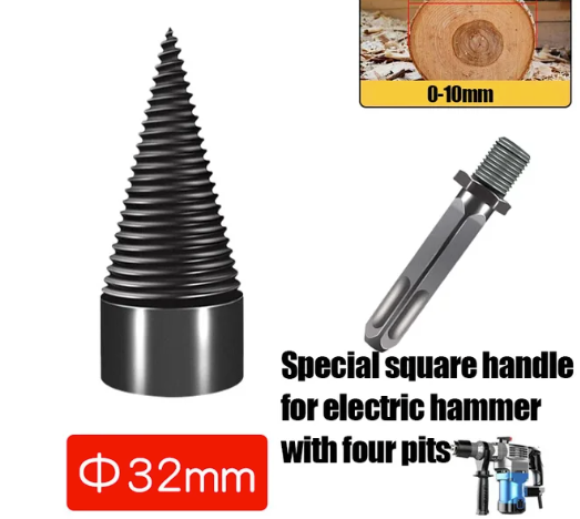 TimberSwift Pro Splitter™️- Precision Firewood Splitting Drill Bit Kit - Readi Gear