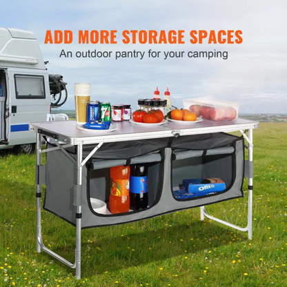 CampMaster Quick Setup Folding Table