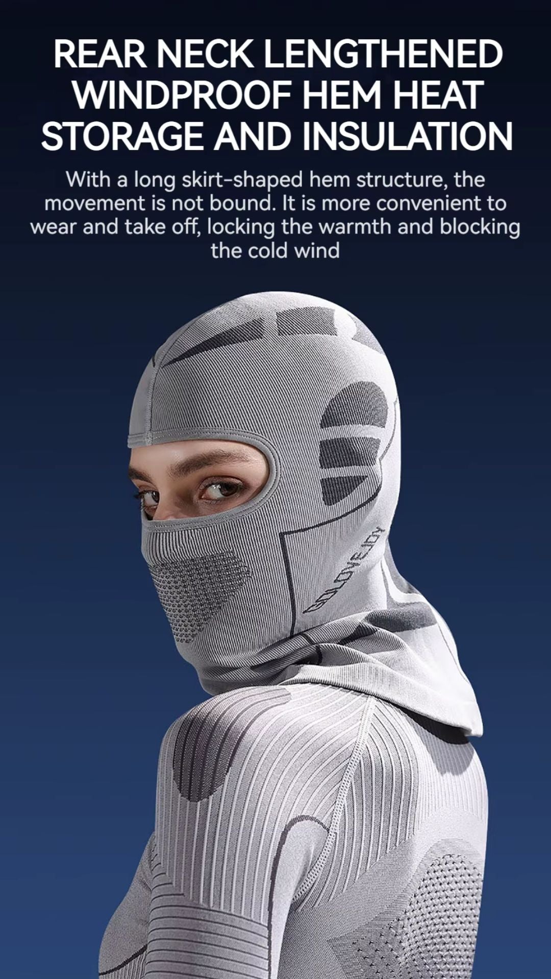 ThermaShield Windproof Full Face Ski Mask