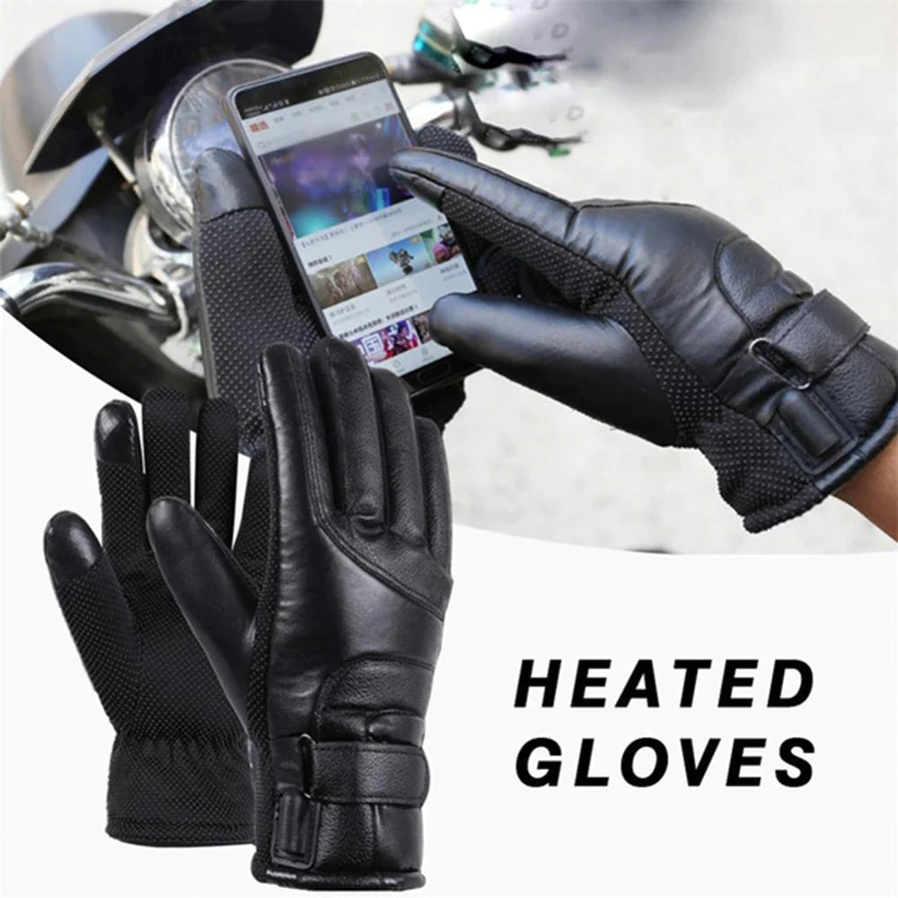 Winter USB Heated Gloves - Thermal, Waterproof, Touchscreen Hand Warmers