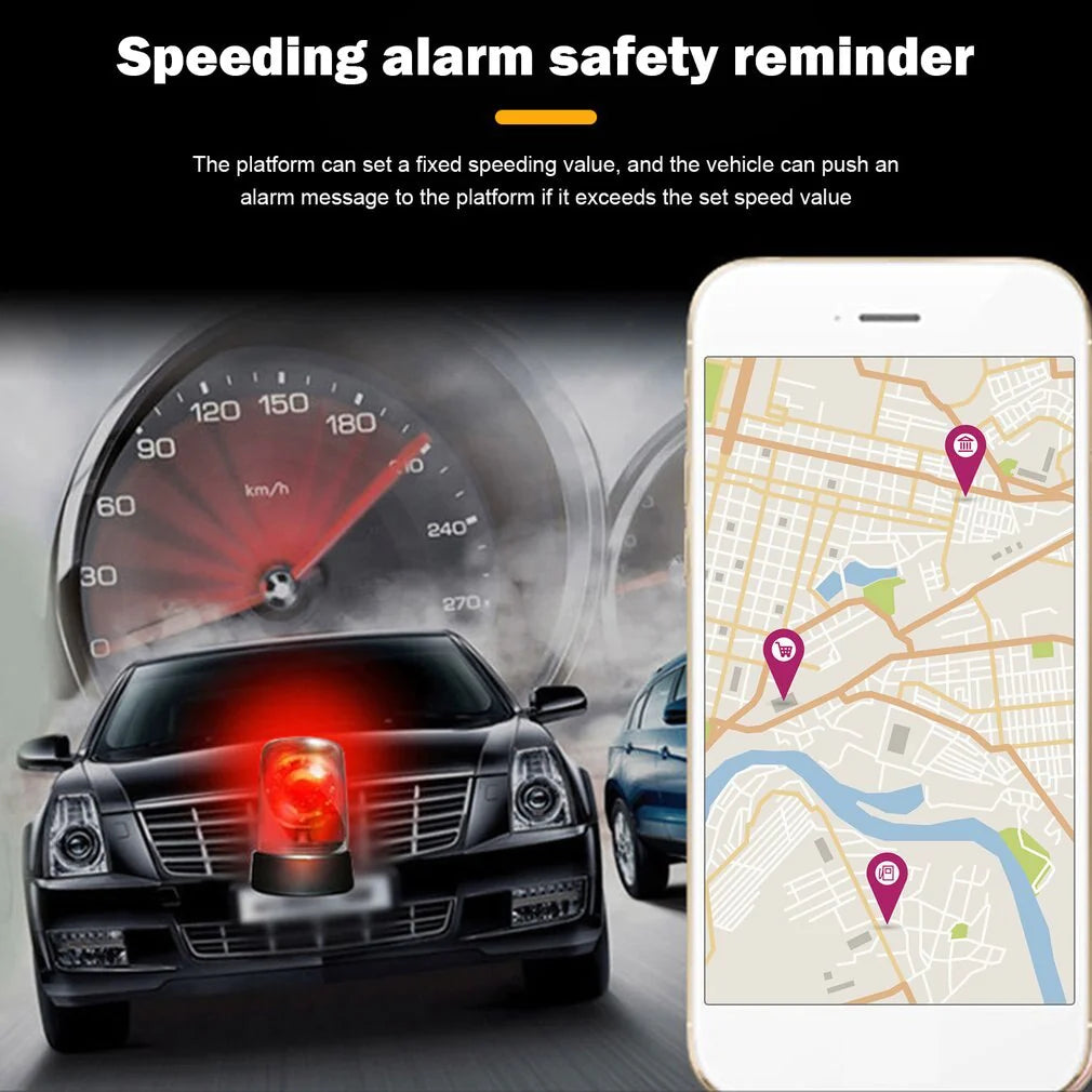 GPS Tracker with Anti-Theft Alarm - Real-Time Vehicle Locator