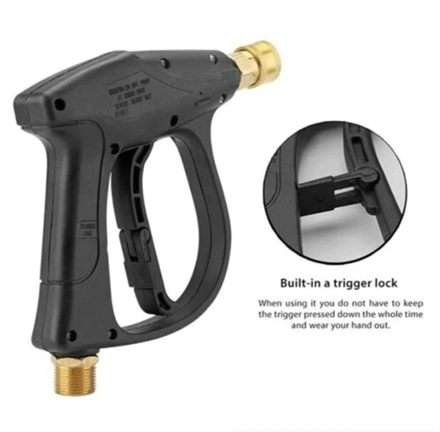 TurboJet 4000 - High Pressure Car Wash Foam Sprayer Gun Set with 5 Nozzles