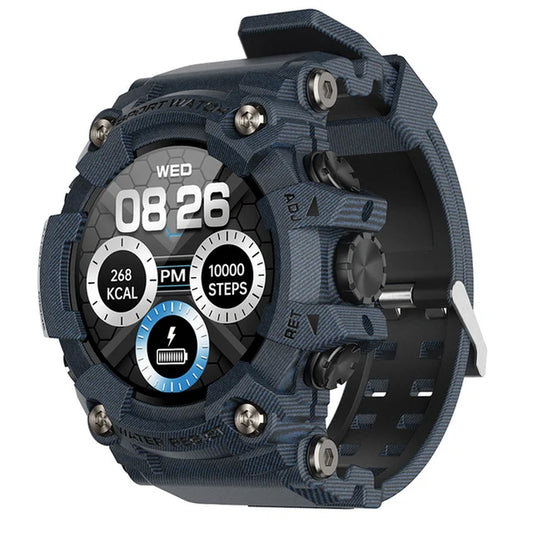 LifePulse Waterproof Health Tracker Bluetooth Smartwatch