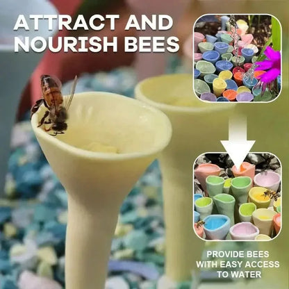 Bee Hydration Station: Resin Flower Water Dispenser for Bees