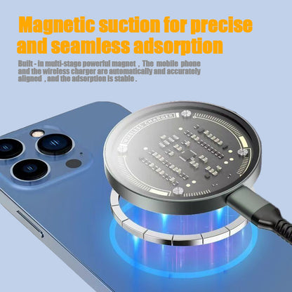 Qi2 15W Magnetic Wireless Charger - Fast Charging for iPhone 12-16 and More
