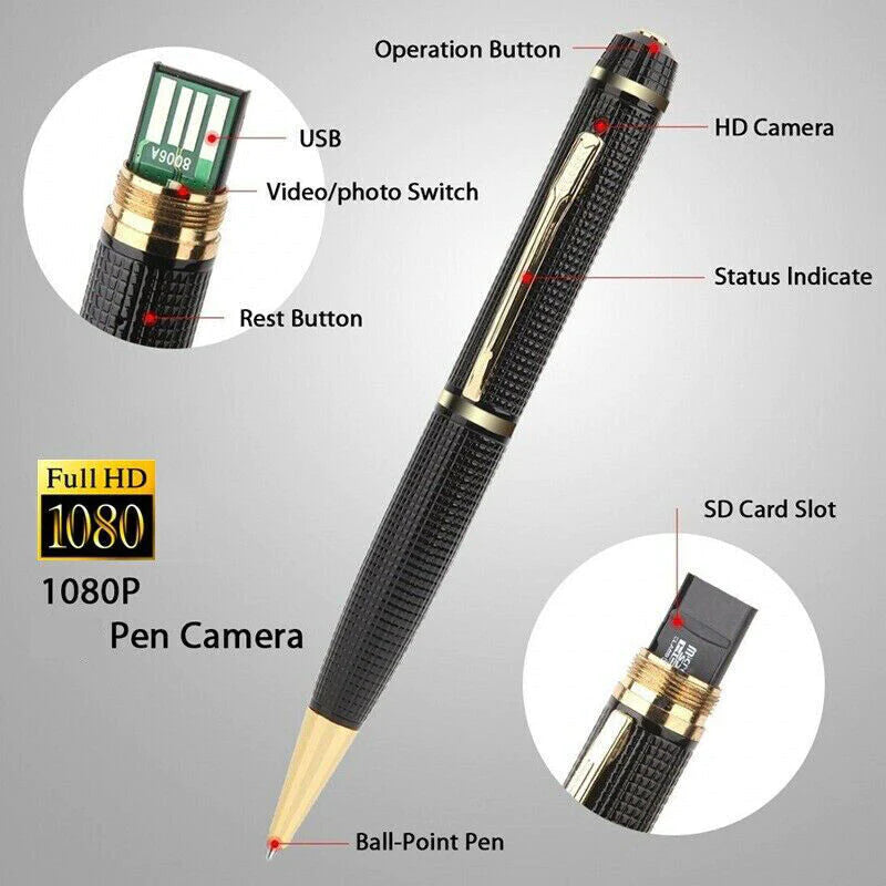 StealthCam 1080P HD Pocket Pen Camera - Security Camera Readi Gear