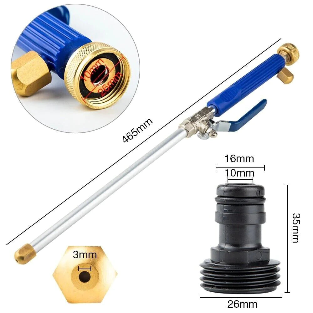 High Pressure Power Washer Spray Gun Nozzle Attachment for Garden Hose