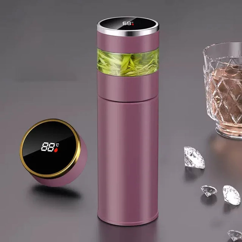 Smart Tea Infuser 450ml Stainless Steel Insulated Travel Mug