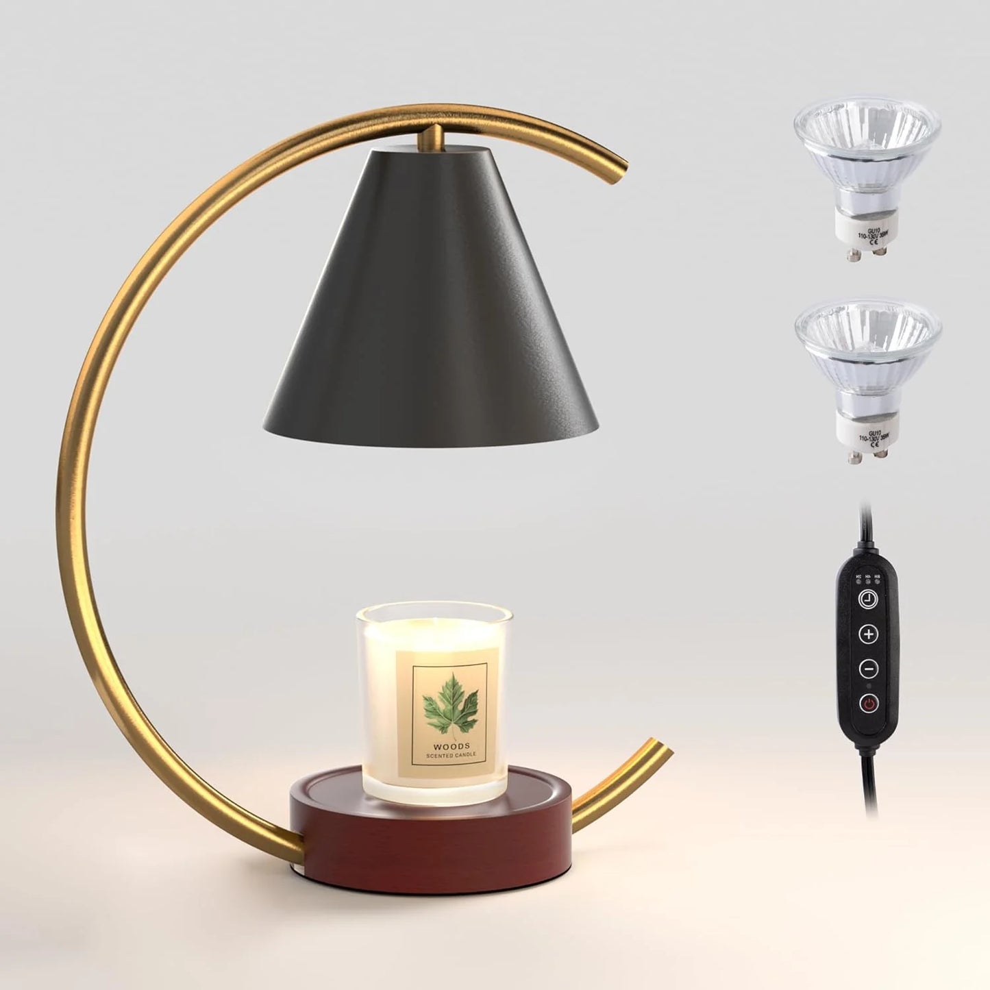 FlameFree Candle Warmer Lamp - Dimmable Light with Timer