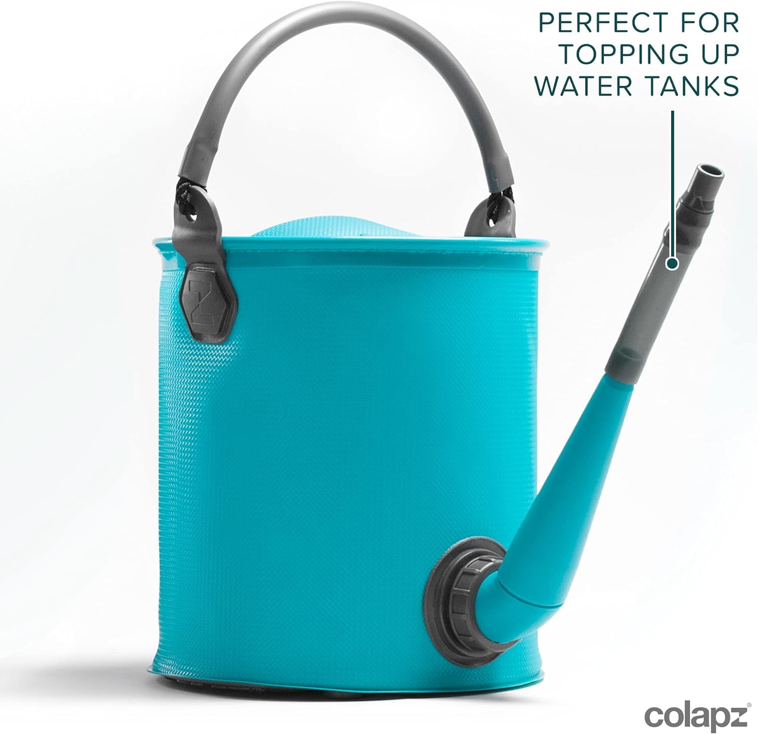 2-in-1 Collapsible Watering Can & Bucket with Spout - 1.5 to 2 Gallon Capacity