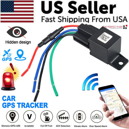 GPS Tracker with Anti-Theft Alarm - Real-Time Vehicle Locator