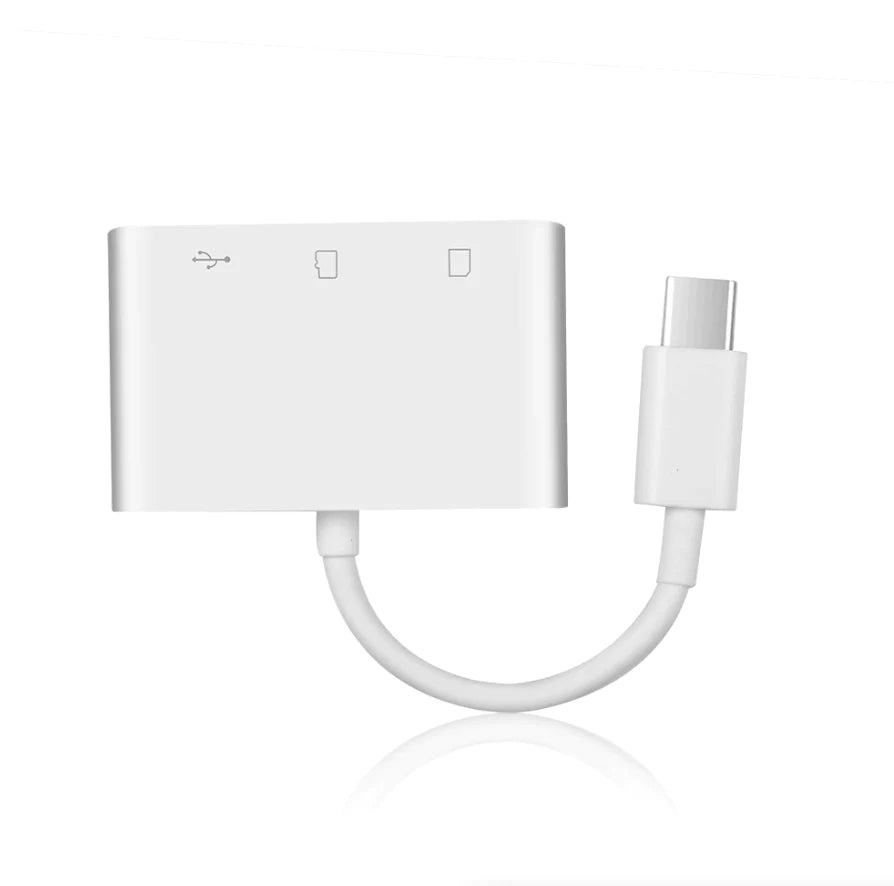 PowerHub USB-C 3-in-1 Adapter with SD Card Reader