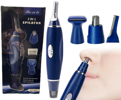 TrimMaster 3-in-1 Electric Groomer - Nose, Ear & Eyebrow Shaver