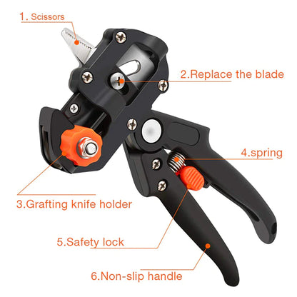 GardenPro Grafting Knife & Pruning Shears Kit - GardenPro Grafting Knife & Pruning Shears Kit Readi Gear