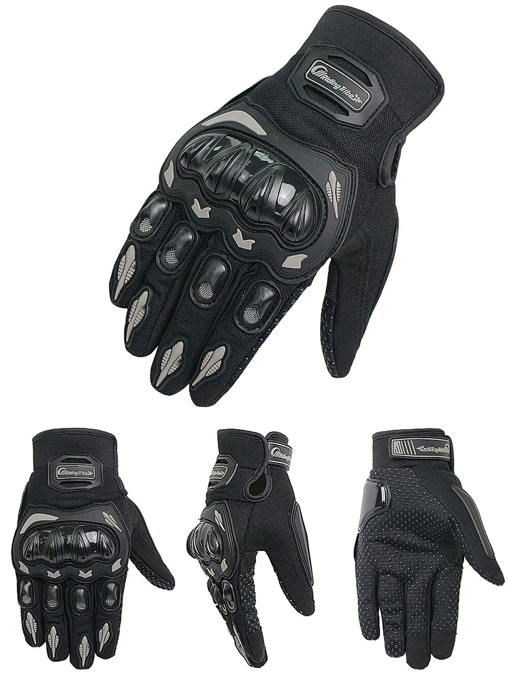 RideArmor Full Protection Touchscreen Motorcycle Gloves - Motorcycle gloves Readi Gear