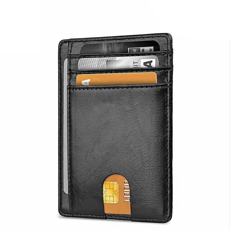 ShieldMate Mens Leather RFID Blocking Wallet