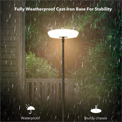 EcoGlow Solar Outdoor Lamp – Weatherproof, USB & Smart Light