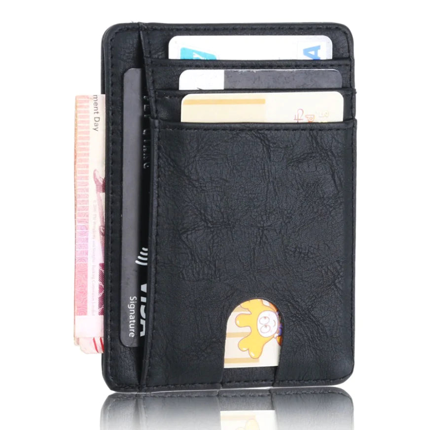 ShieldMate Mens Leather RFID Blocking Wallet