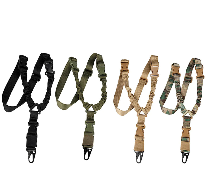 Military-Grade Single Point Rifle Sling - Quick Adjust & Detach