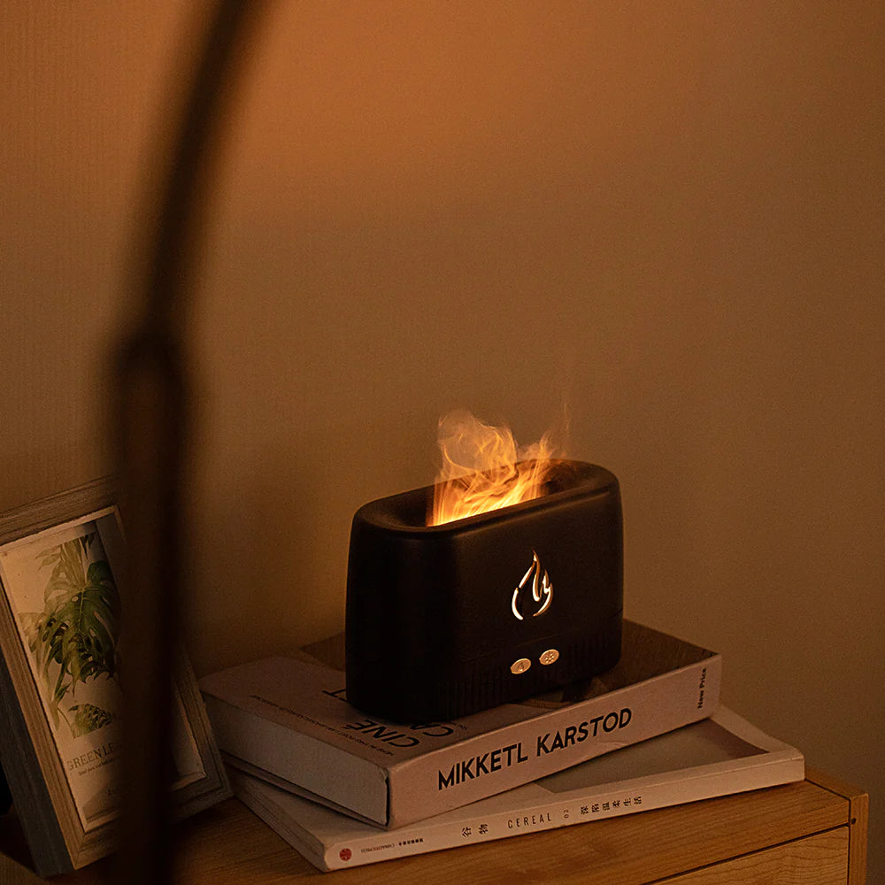 Campfire Glow Flame Diffuser - Essential Oil & Humidifier