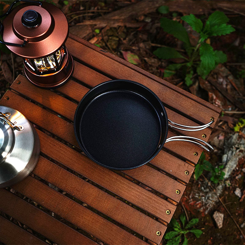 CampMaster 4-Piece Stainless Steel Kettle & Cookware Set - Portable Camping Gear