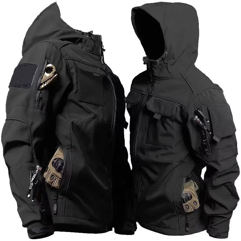 SpecOps Waterproof Tactical Jacket - Combat-Ready Multi-Pocket Softshell