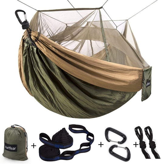 Outlander 2-Person Hammock Tent with Net & Straps - Adventure-Ready