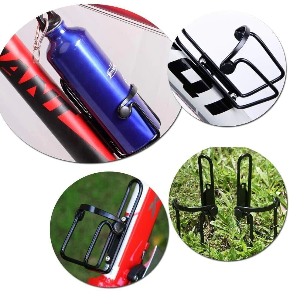 HydrateMate: 2-Pack Bicycle Water Bottle Cages